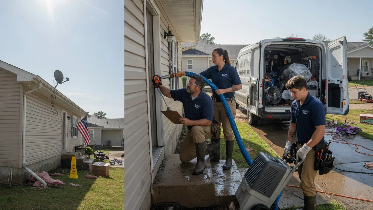 Ceiling Water Damage Restoration in Bradford, IA near me